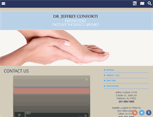 Tablet Screenshot of drjeffreyconforti.com